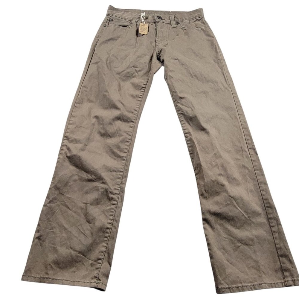 American Eagle Pants Mens 28x29 Tag 28x30 Beige Slim Straight Jeans Tag